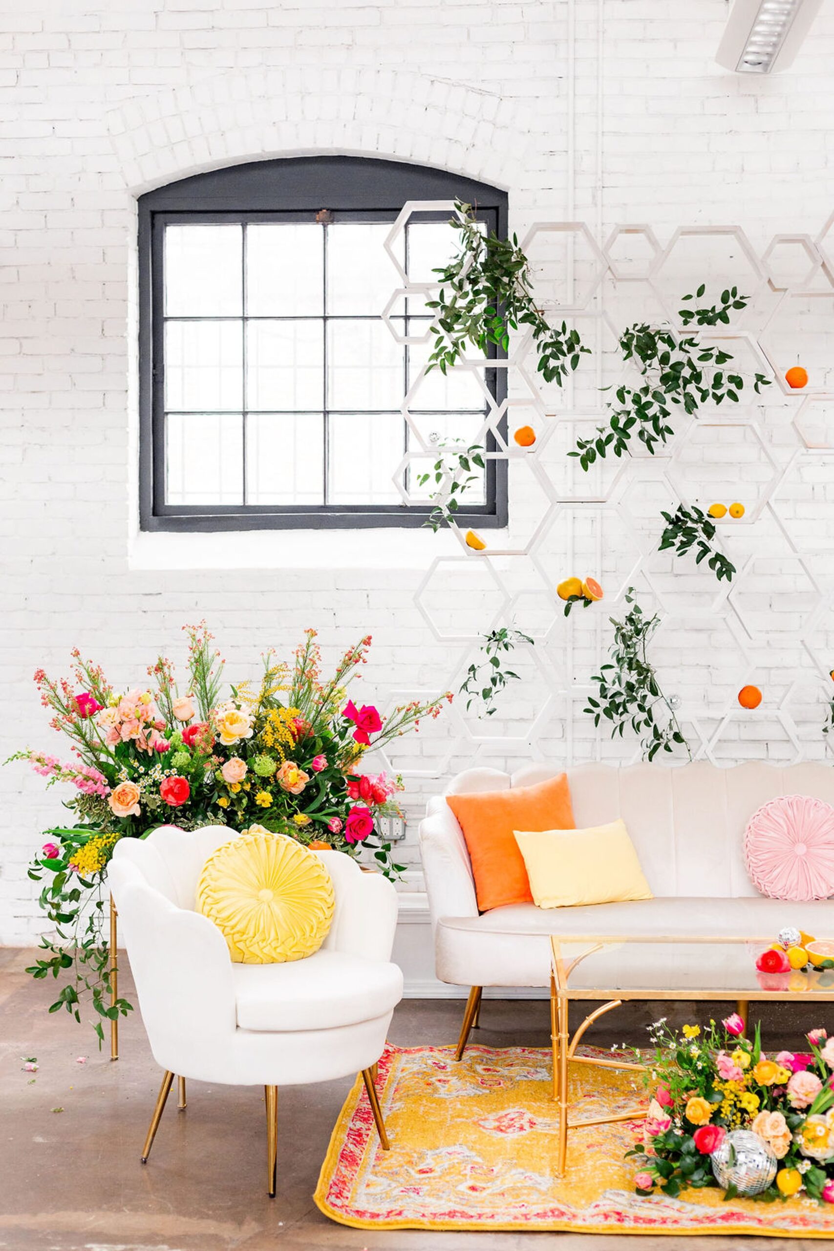 Lounge seating for Providence wedding reception