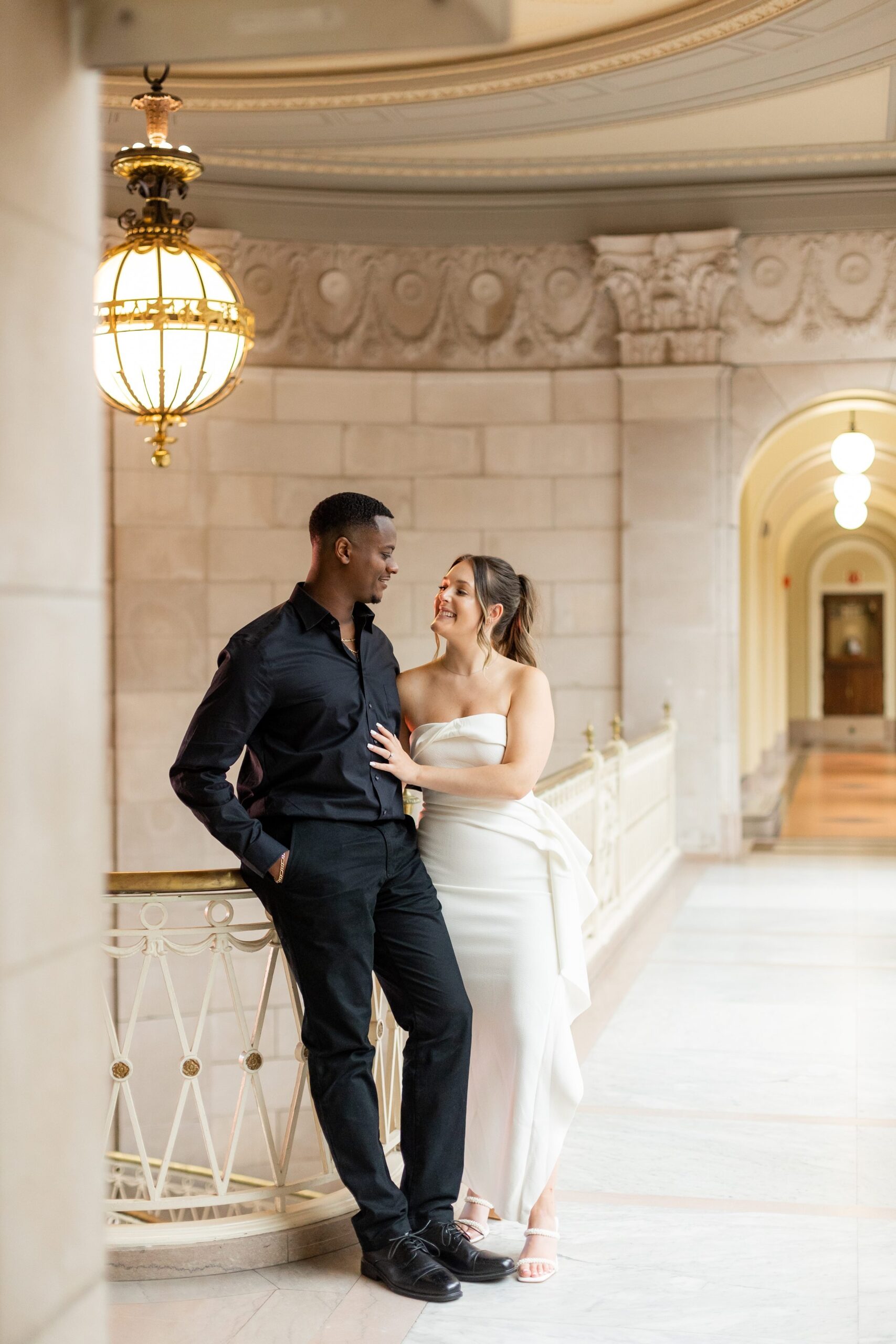 Hartford City Hall engagement photos