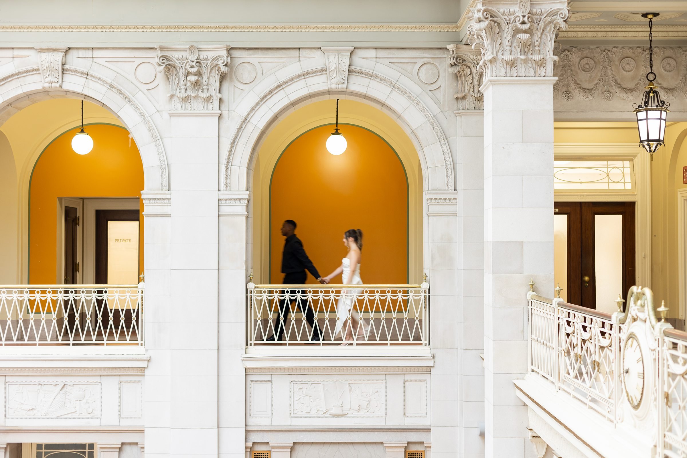 Connecticut engagement photographer at Hartford City Hall