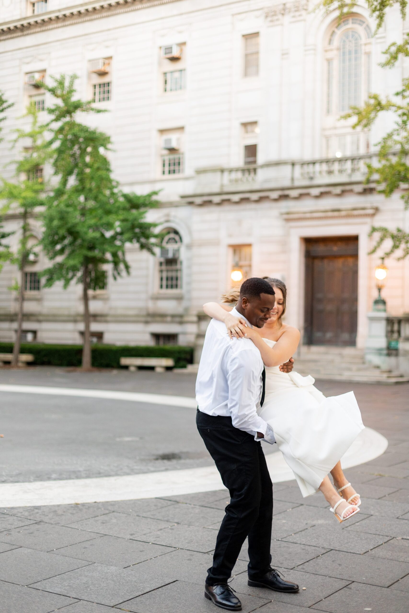 Hartford City Hall engagement photos